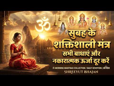 Very Powerful Morning Mantras | Ganesh, Shiva, Hanuman, Gayatri Mantra | Remove Negative Energy