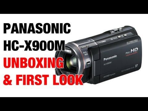 Panasonic HC-X900M Video Camera Unboxing & First Look