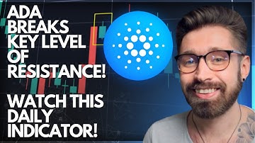 CARDANO PRICE PREDICTION 2021!💎ADA BREAKS ABOVE STRONG LEVEL OF RESISTANCE👑 DAILY INDICATOR TO WATCH