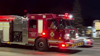 London ON, fire engine 3 responding 