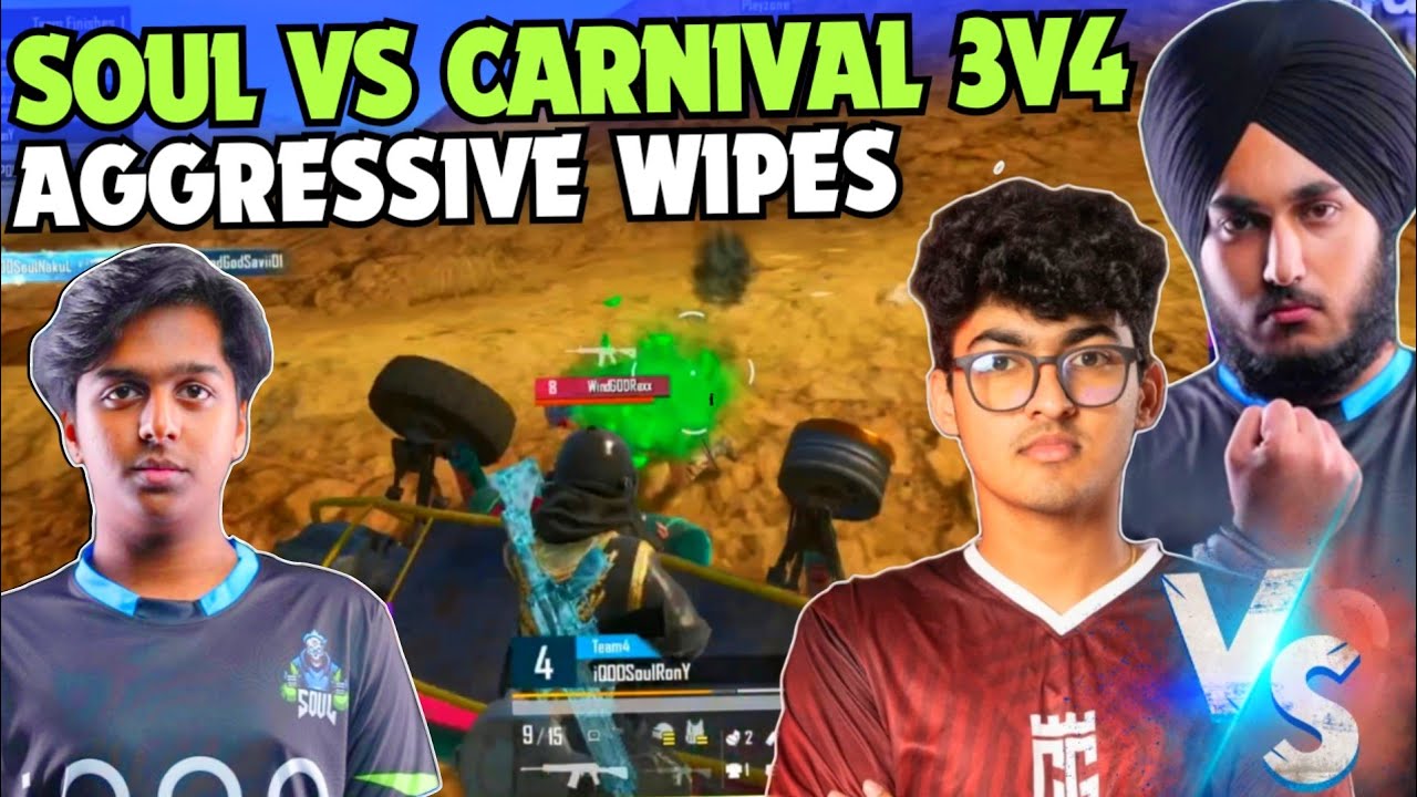 iQOOSouL Aggressive Wipes 😳 SouL SPOWER & RONY on Fire 🔥 SOUL vs ...