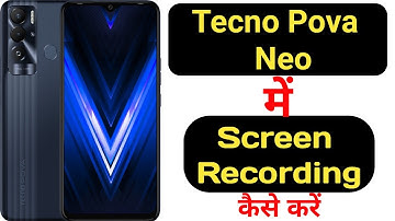 How to record screen in Tecno Pova Neo with audio || Tecno Pova Neo me screen recording kaise kare |