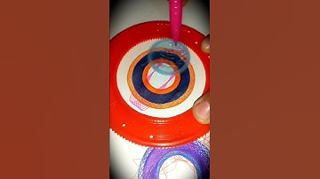 Hypotrochoids spirograph design😊!! #shorts #art #spirograph #ytshorts #design #satisfying #relaxing