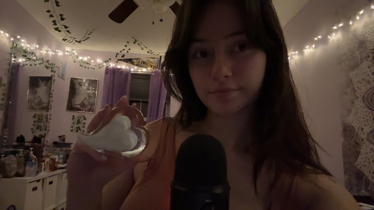 ASMR Glass Tapping🥂💅🏻 (Long nails, clicky whispers)