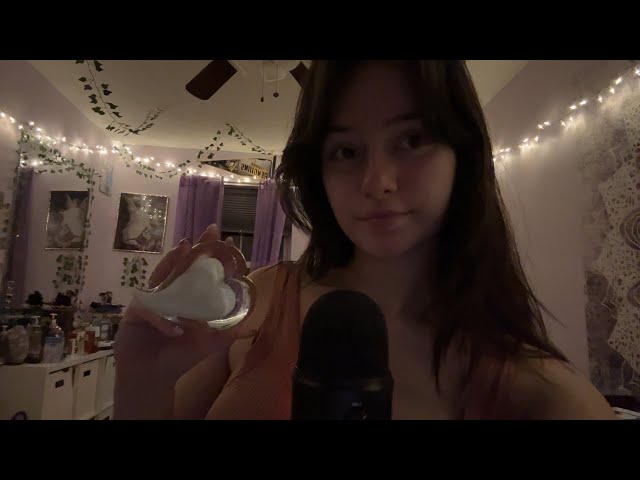 ASMR Glass Tapping🥂💅🏻 (Long nails, clicky whispers)