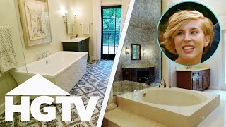 Ben & Erin Transform A Cheesy Bathroom Into The Perfect Retreat | Home Town