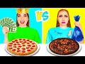 Rich vs Broke Food Chocolate Challenge | Funny Food Challenges by DaRaDa