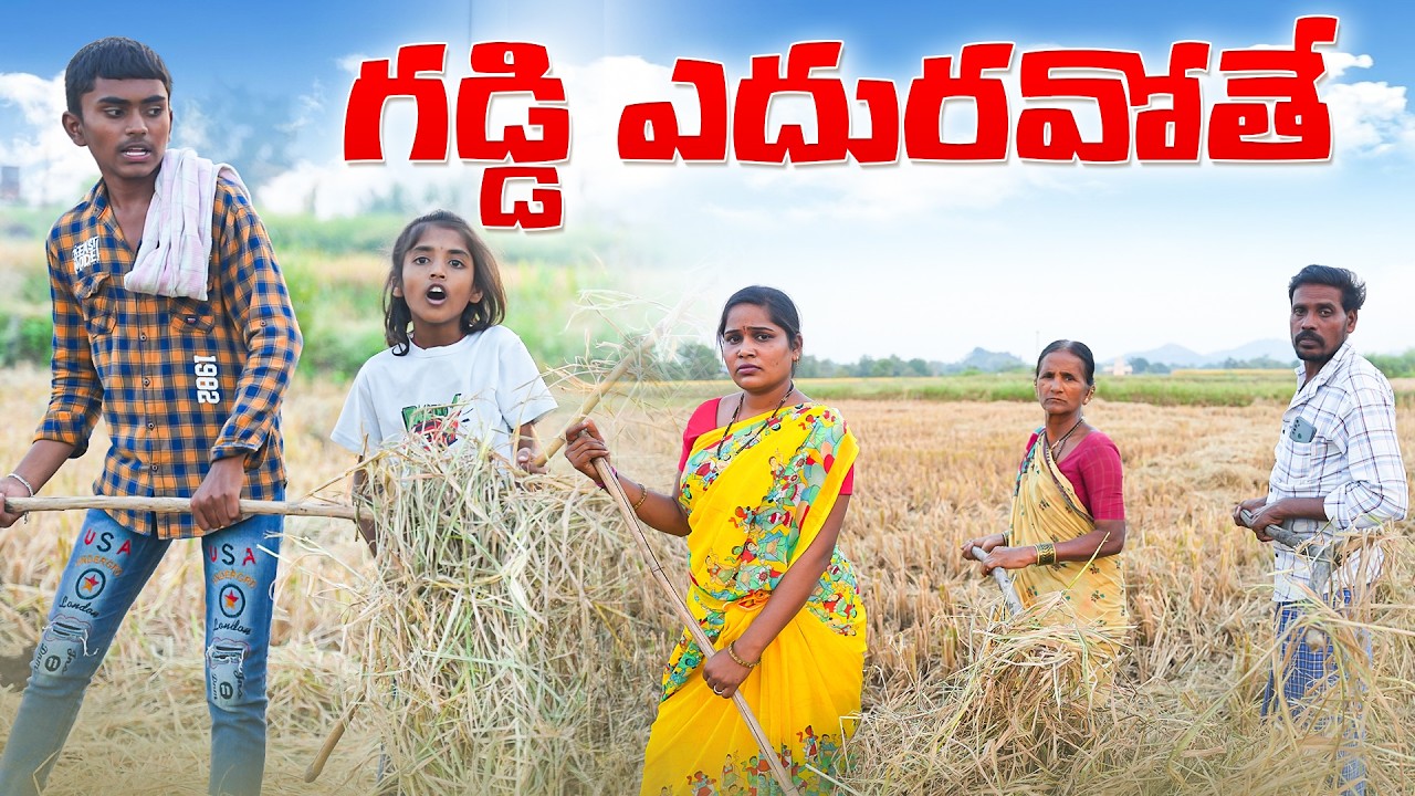 గడ్డి ఎదురవోతే||గడ్డి గంగల పోని అడ్లు ఆగుల పోని||my village comedy||dhoom dhaam channel