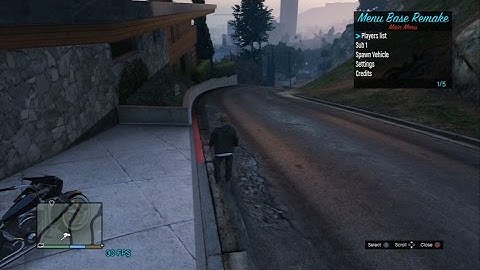 Menu Base John v3 Remake [GTAV 1.27]