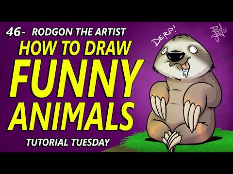 46---how-to-draw-funny-animals---tutorial-tuesday