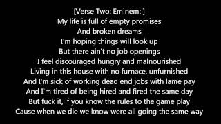 Eminem - Rock Bottom (with lyrics)