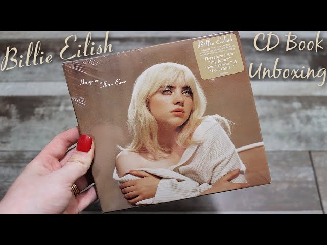 Billie Eilish: Happier Than Ever CD Photobook UNBOXING 