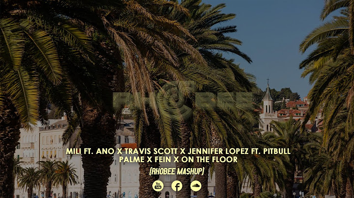 Mili ft. Ano x Travis Scott x Jennifer Lopez & Pitbull - Palme x Fein x On The Floor (Rhobee Mashup)