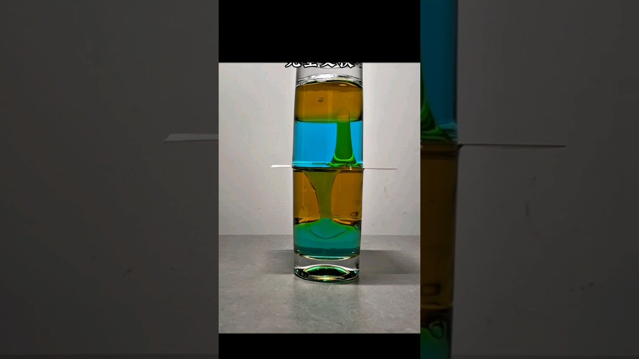 Small scientific experiment: oil-water separation