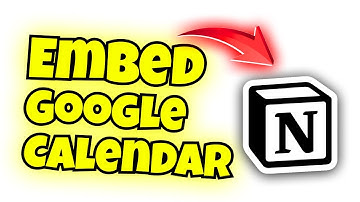 how to embed google calendar in notion