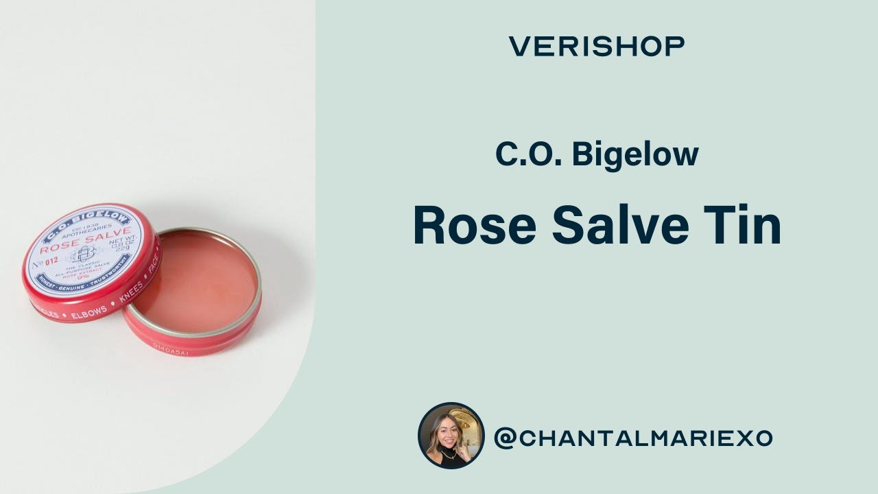 C.O. Bigelow Rose Salve Tin Review