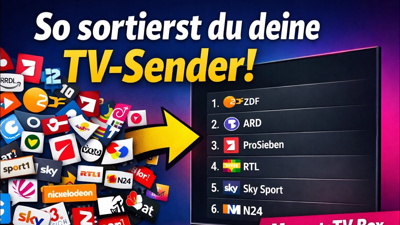 Telekom MagentaTV Box – Sender sortieren & Favoriten anlegen | So geht ...