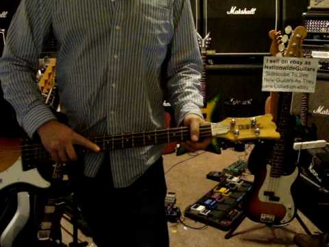 univox hi flyer bass demo ebay item number 300400778184 youtube eastwood hi flyer bass