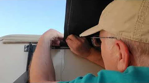 RV Camper Motorhome Awning Repair Save Money Maintain Your Rig Canvas Work Camping Fun