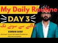 Day 3 daily routine for depression and anxiety by kamran sharif