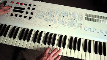 Crumar Bit99 synth demo - instant 80s