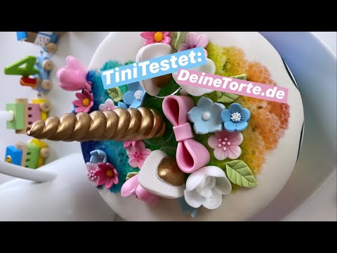 TiniTestet: DeineTorte.de ? / Im Test: Einhorn- & PawPatrol Torte