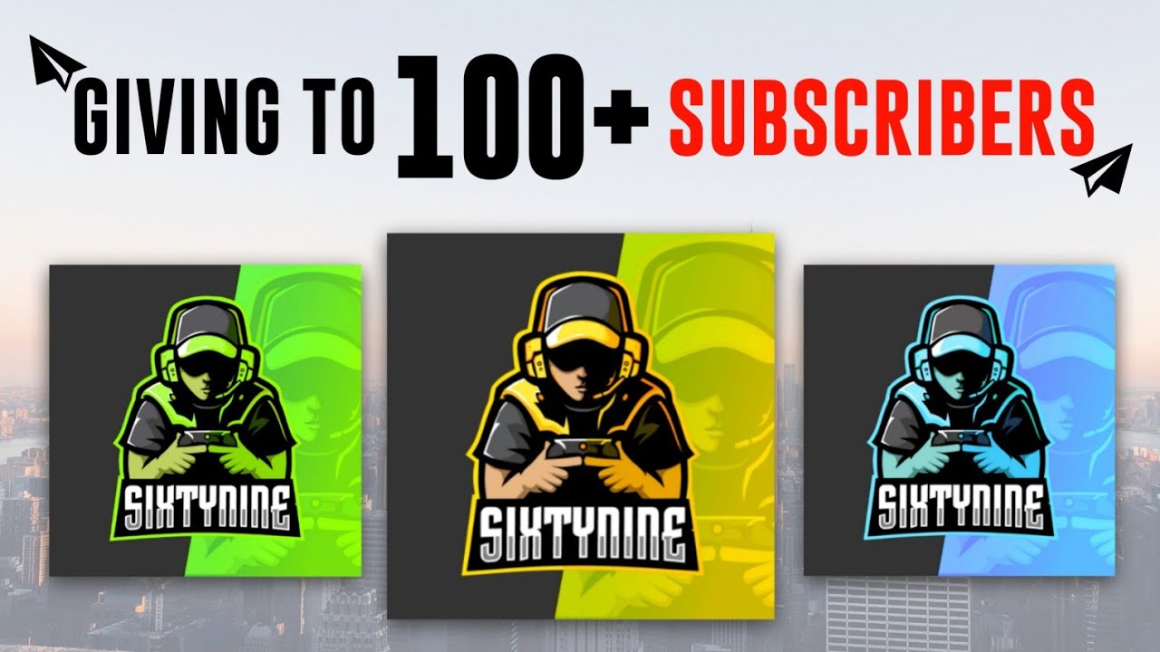 *GIVEAWAY#2* YouTube Gaming Channel Mascot Logo Giving to 100+ Subscribers!