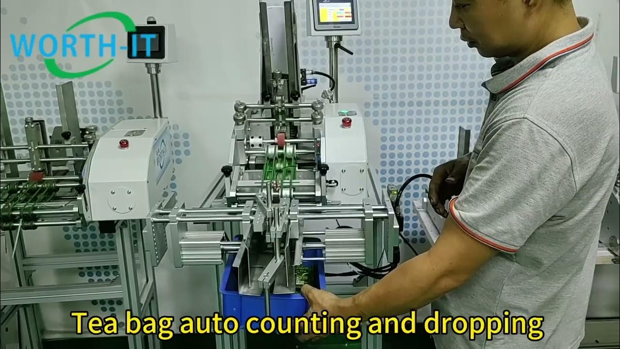 tea bag auto counting and dropping system YouTube