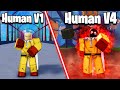 Going from noob to awakened human v4 in one blox fruits