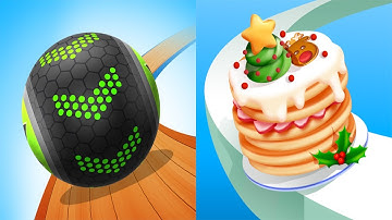 Going Balls VS Pancake Run Android iOS Gameplay (Level 406-410)