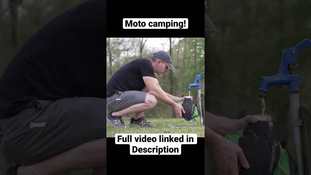 First time motorcycle camping 🏕️ on my 