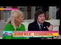 Javier Milei le enseña economía a la hija de Mirtha Legrand y a sus amigas rubias- 06/09/18