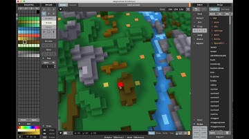 Floating Island Scene | Voxel | 3D Speed Art