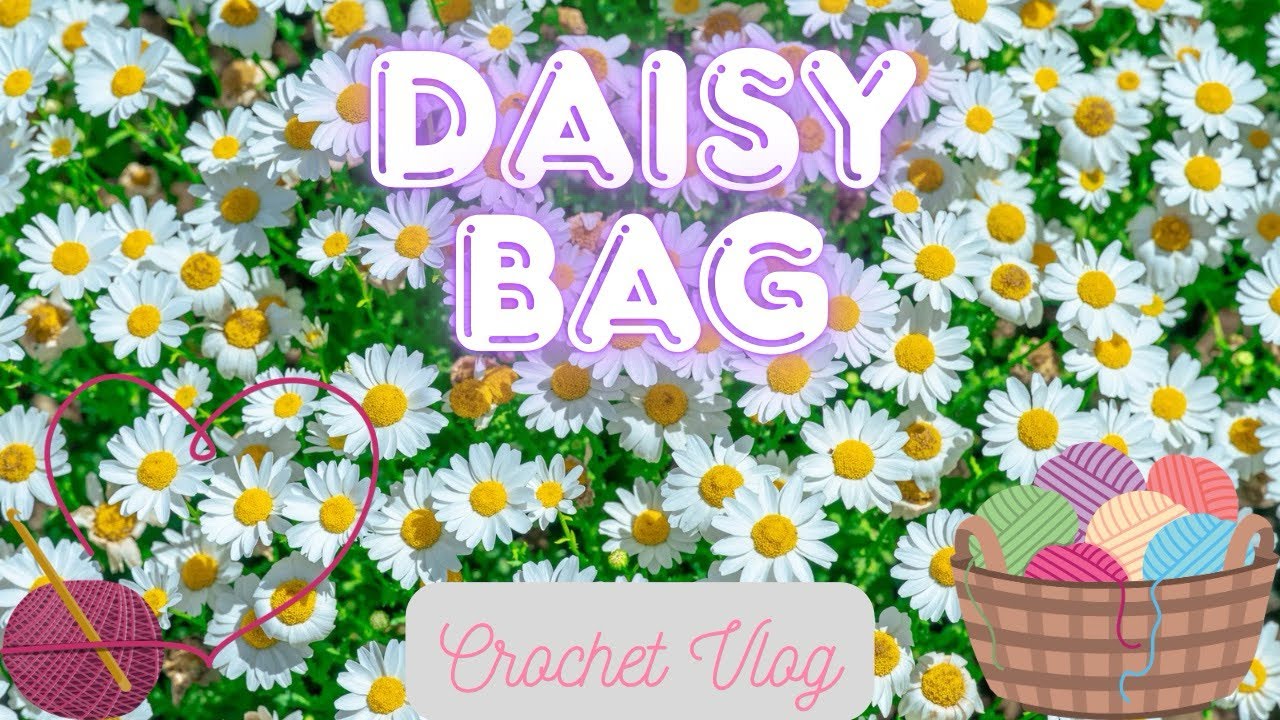 Daisy Bag [crochet Vlog 4]