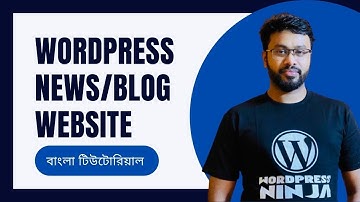 WordPress Blog Website Bangla Tutorial | Newsmag Theme Tutorial