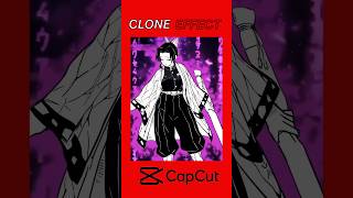 Capcut Clone Effect Tutorial #mangaedit #manga #tutorial