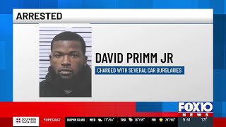 Mobile man charged with vehicle burglary, 26 counts of fraudulent use of credit cards