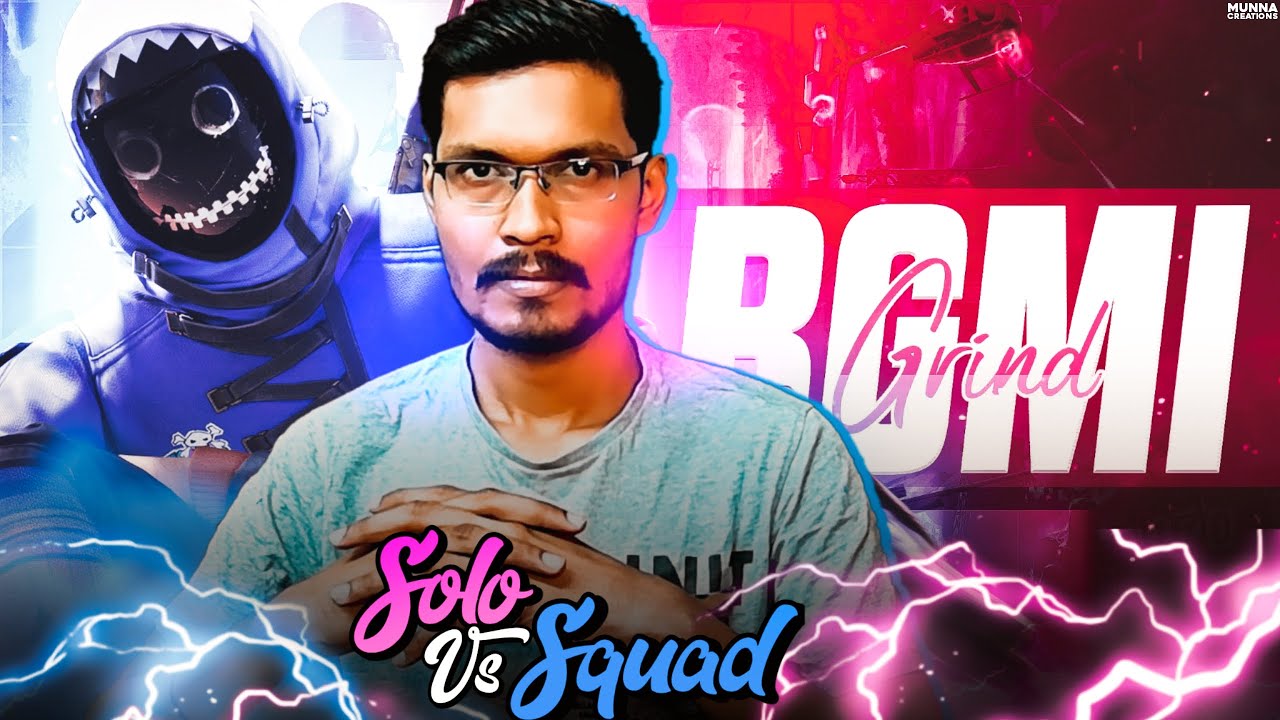 SOLO vs SQUAD🔥 Live, New Video in 2nd Channel Link in Pin Comment | BGMI Emulator Live Telugu