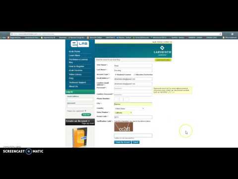 Setting Up Your eLab Account