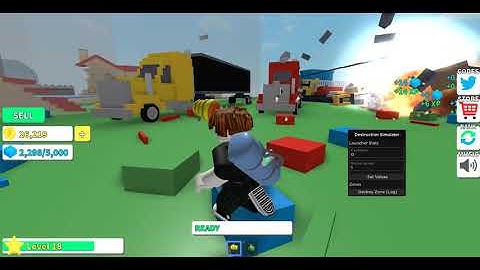 ROBLOX Destruction Simulator Script (WORKING!)