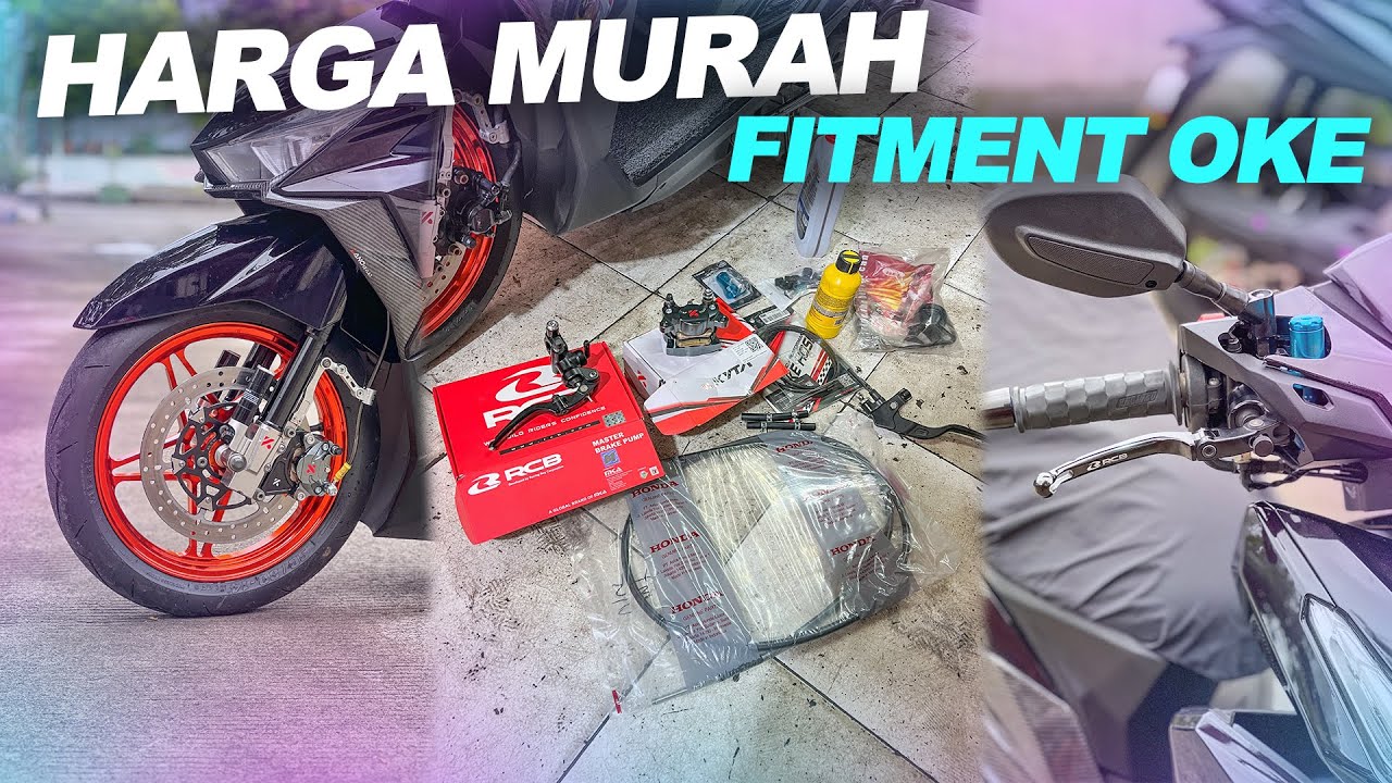 PROJECT VARIO GANTI MASTER REM, KALIPER, TABUNG BONAMICI, SELANG REM BUDGET PELAJAR !!!