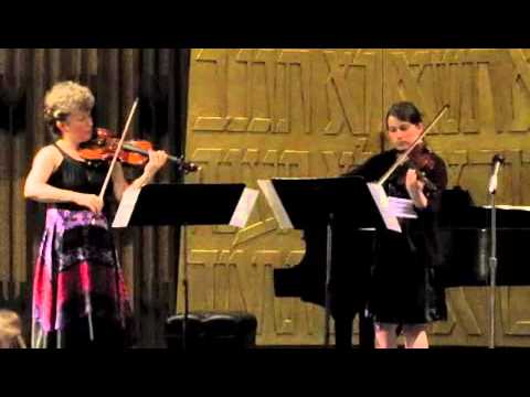 Marta Szlubowska and Julia Kirk, Handel-Halvorsen Passacaglia for violin and viola