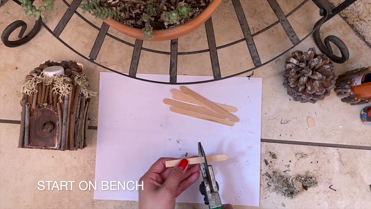 Upcycled Fairy Garden