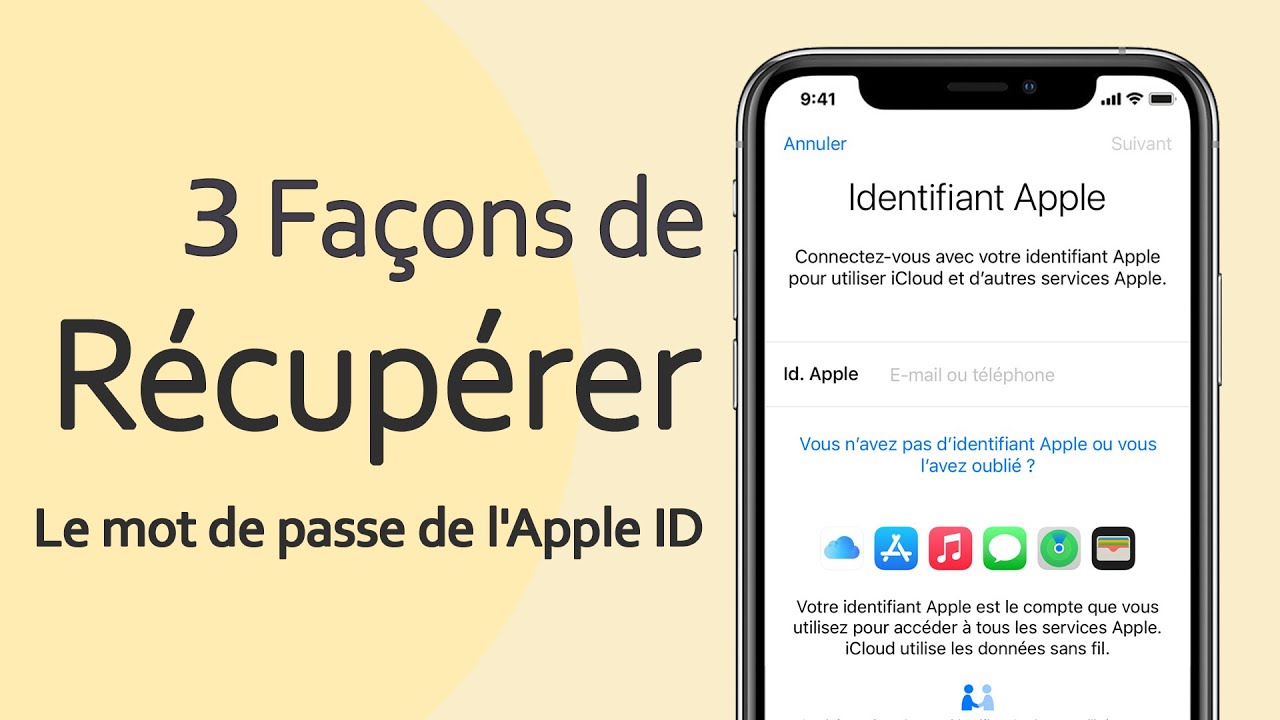 supprimer l'identifiant Apple sans mot de passe