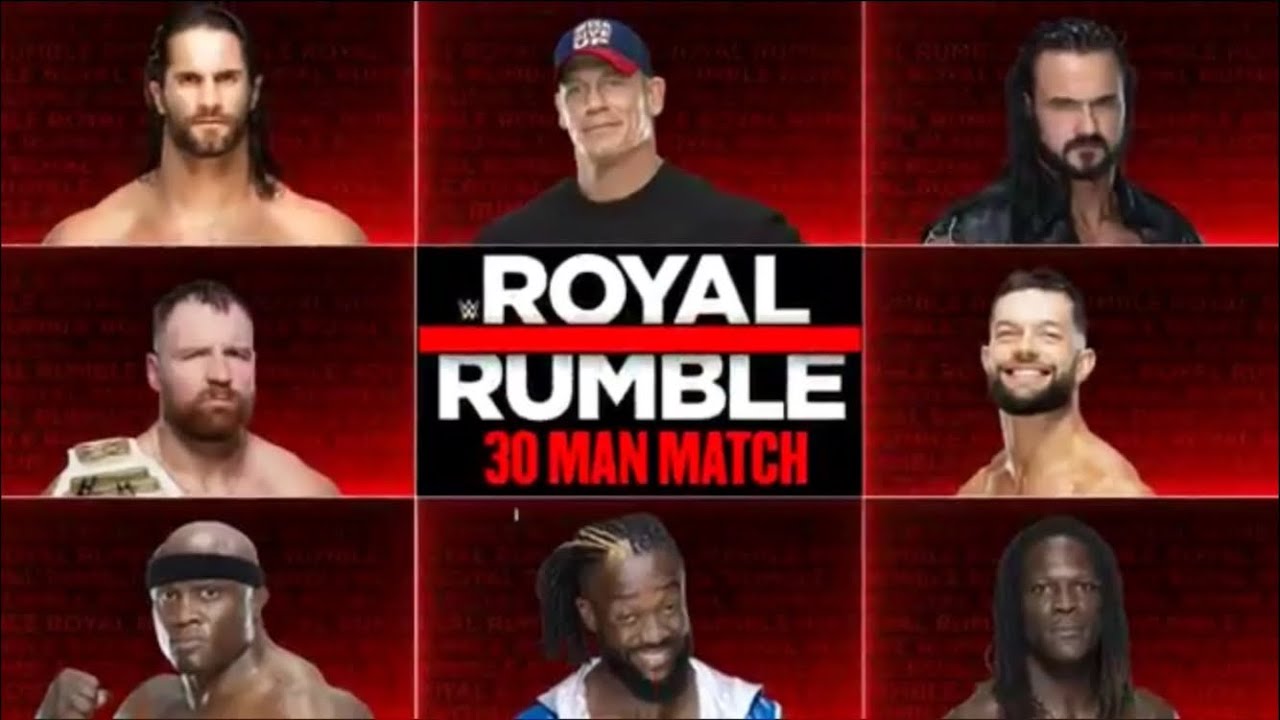 Royal Rumble 2019 30 Man Royal Rumble Match Official