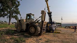 ROTATOR VS MILITARY 988 LOADER! LIFTING IT UP TO STRIP IT DOWN!