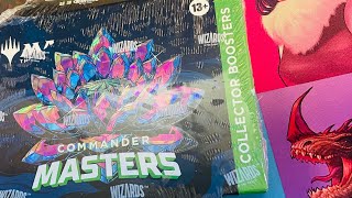 Famous Commander Masters Collector Booster Box opening! Magic: The Gathering #MTG Wealth