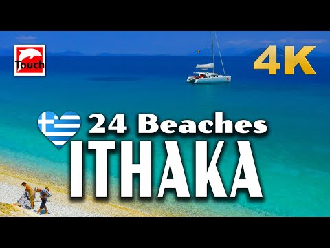 24 Best Beaches of ITHACA (Ιθάκη, Ithaka), Greece ► Travel video, 4K Travel in Greece #TouchGreece