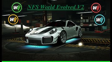 NFS World Evolved V2 daily challenge series (S class, Time attack, 911 GT2 RS WEISSACH) Zone industr