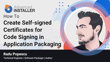 How to Create Self-signed Certificates for Code Signing in Application Packaging
